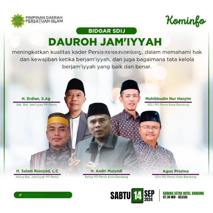 Dauroh Jamiyyah SDIJ PD PERSIS Kabupaten Lebak